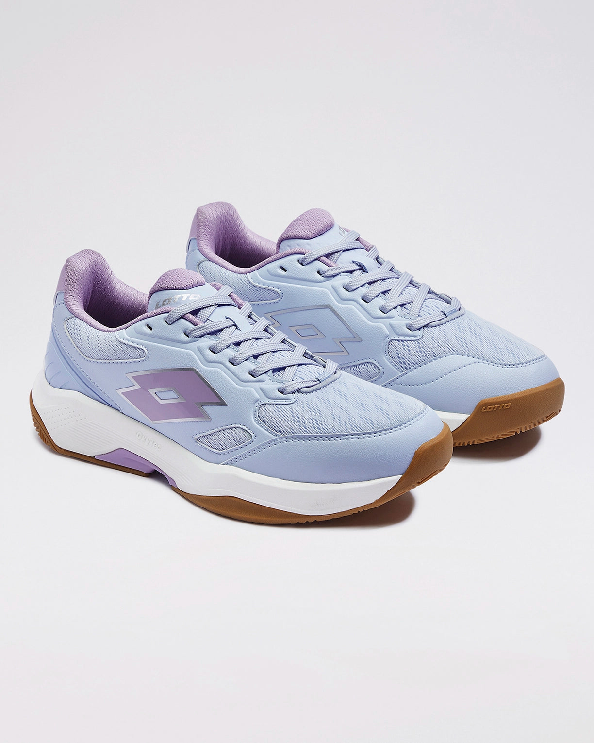 Women Lotto Triumph - Ice Water-Pastel Lilac Badminton Shoes2
