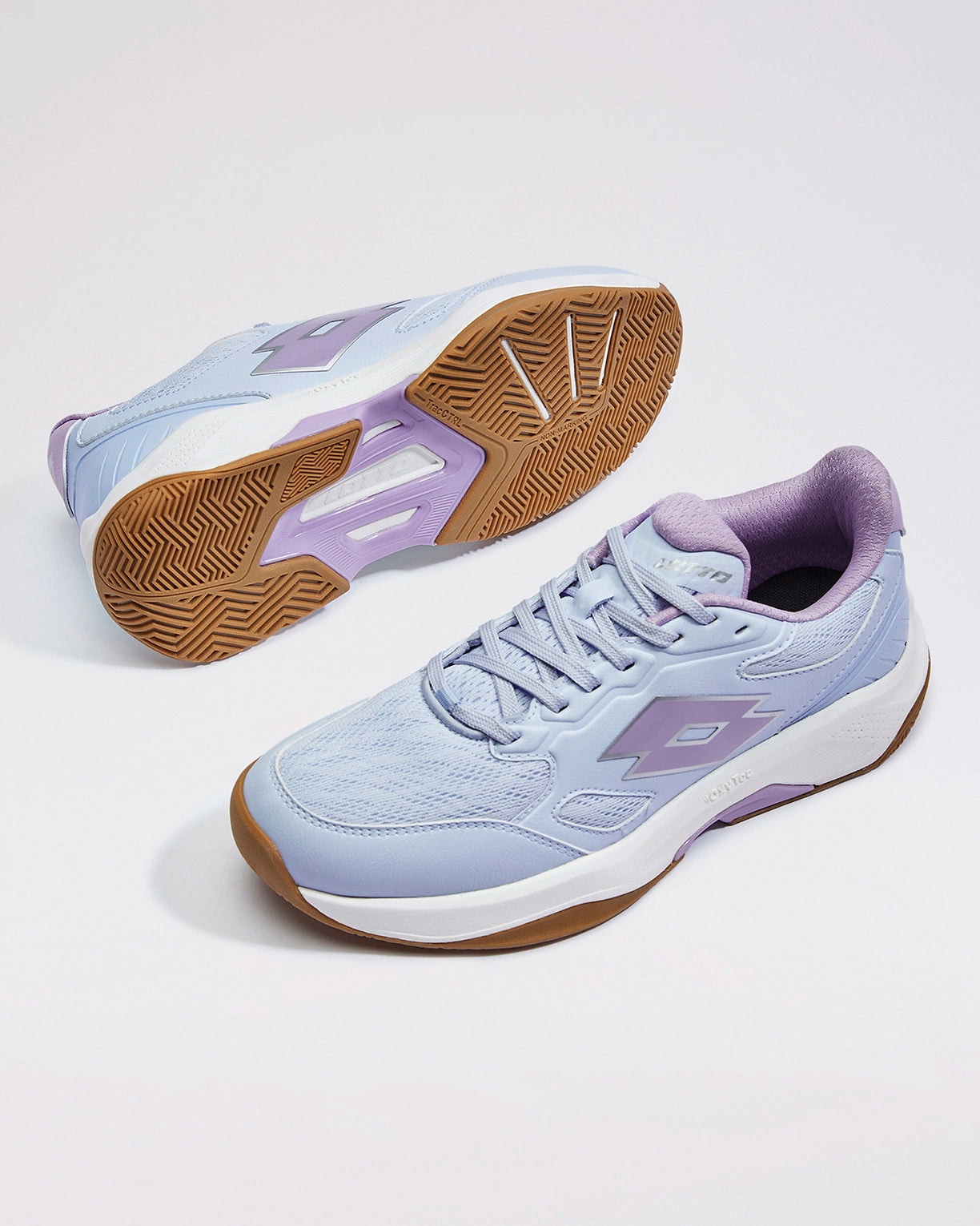 Women Lotto Triumph - Ice Water-Pastel Lilac Badminton Shoes5