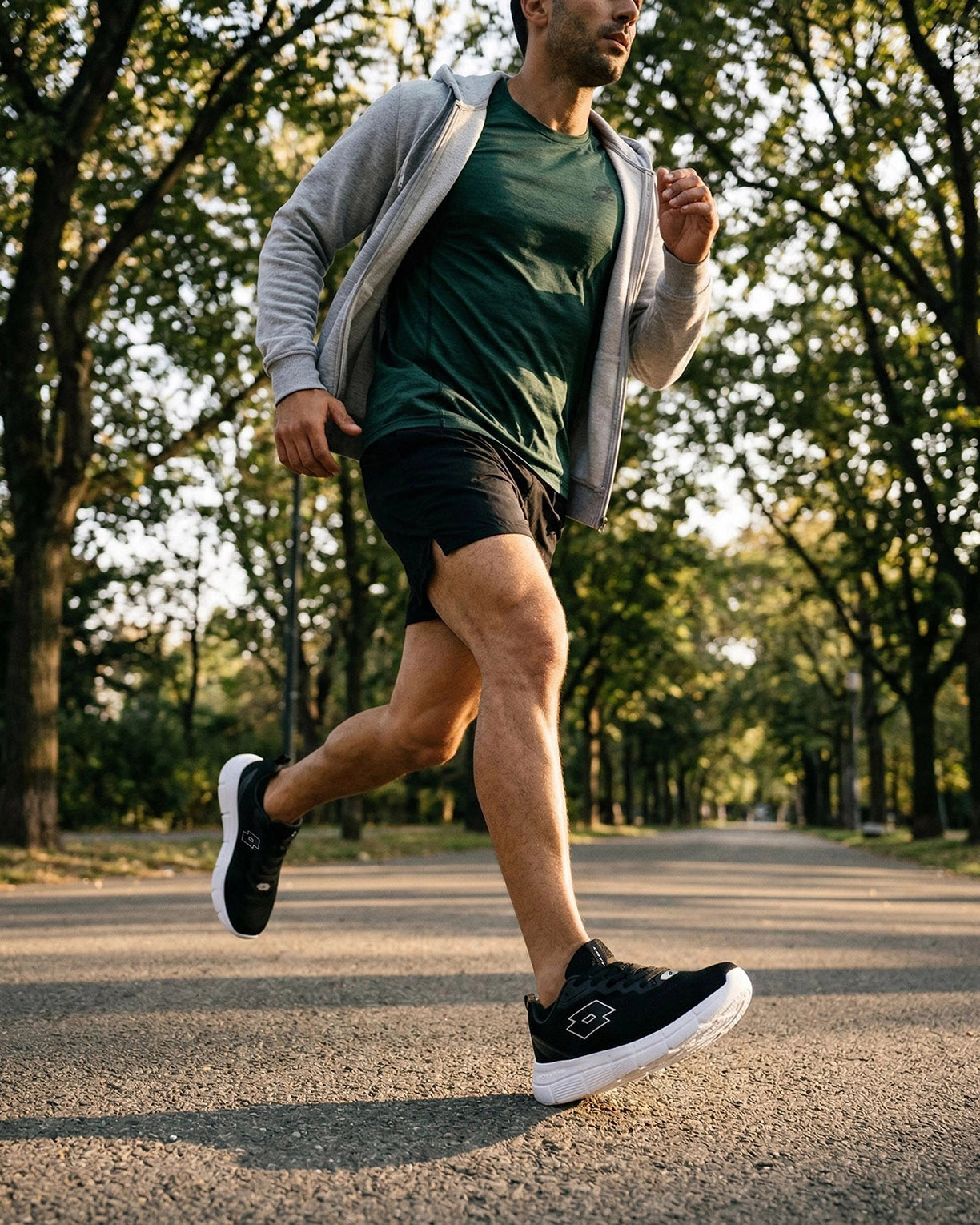 Men Lotto PulseTrek - Black Beauty Walking Shoes4