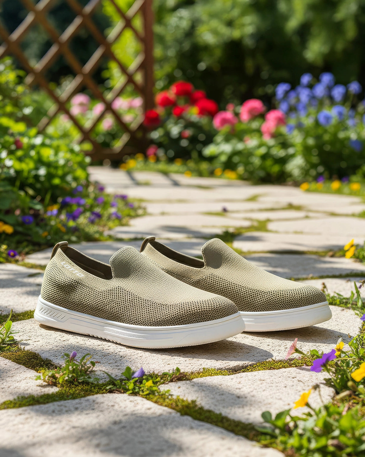Strada Slip on  - Taos Taupe-Gardenia