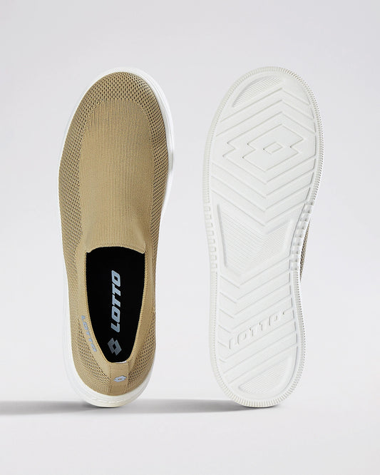 Men's Lotto Strada Slip on  - Taos Taupe-Gardenia