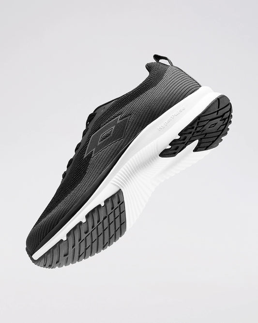 Men Lotto Atleta Shift - Black Beauty-Star White Running Shoes 1