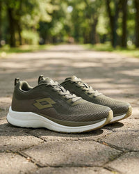 Men Lotto Atleta Shift - Grape Leaf-Star White Running Shoes