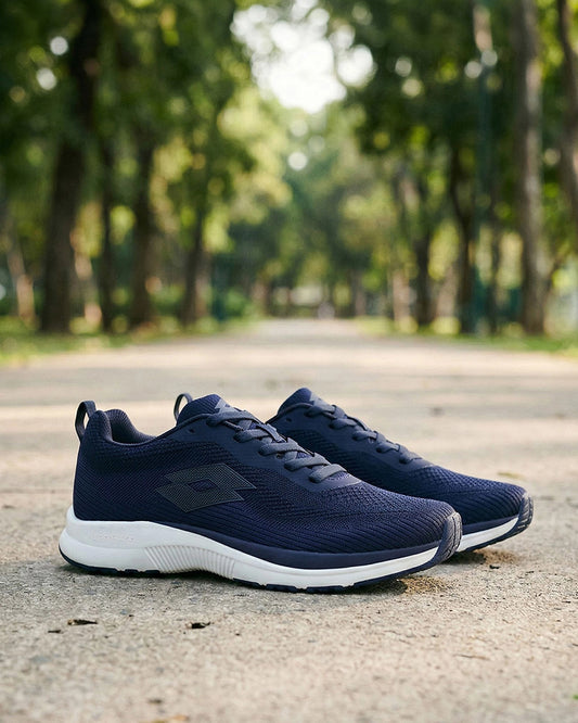 Men Lotto Atleta Shift - Peacoat-Star White Running Shoes