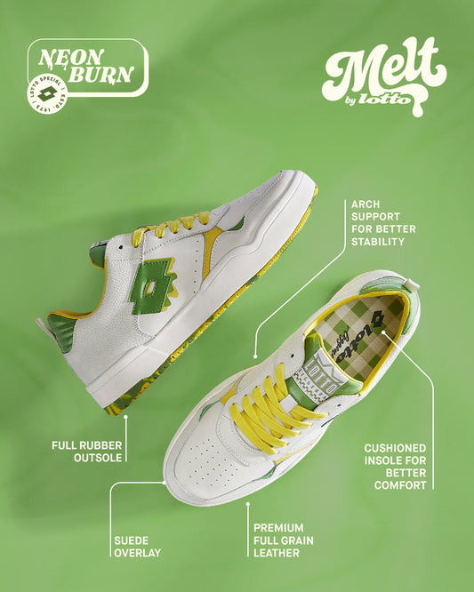 Men's Lotto Melt Hoop Star OG - Neon Burn