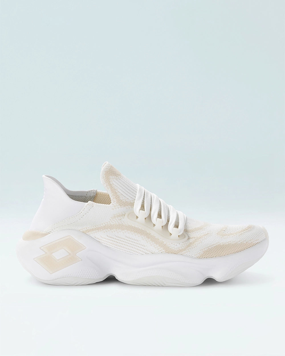 Women Lotto Stroma Axis - Dune White Walking Shoes1