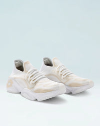 Women Lotto Stroma Axis - Dune White Walking Shoes