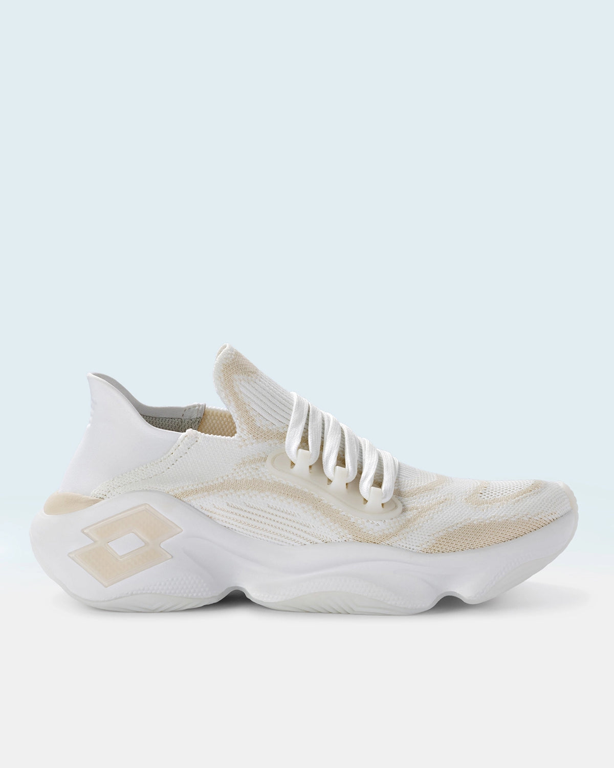 Women Lotto Stroma Axis - Dune White Walking Shoes1