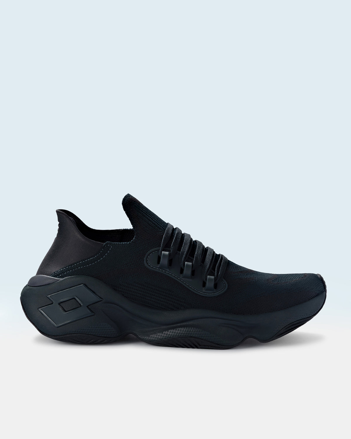 Men Lotto Stroma Axis - Tarmac Black Walking Shoes1
