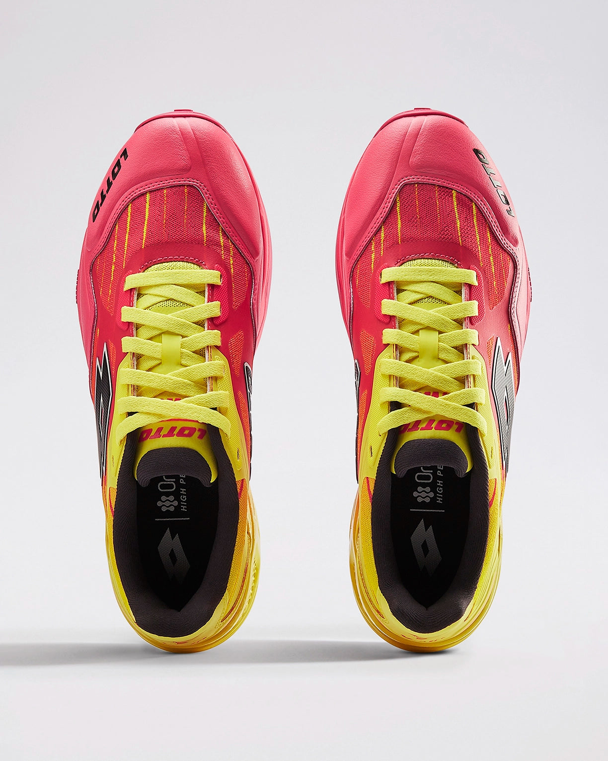 Men Lotto Supershot Fire Dragon: Cricket Batting Spike - Red-Yellow Cricket Shoes8