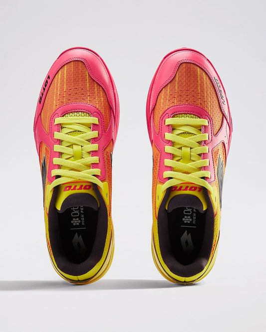 Men Lotto Blaze Hit Fire Dragon: Cricket Trainer - Red-Yellow Cricket Shoes 1