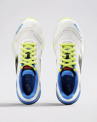 Men Lotto Supershot Blizzard: Cricket Batting Spike - White-Blue Cricket Shoes 1