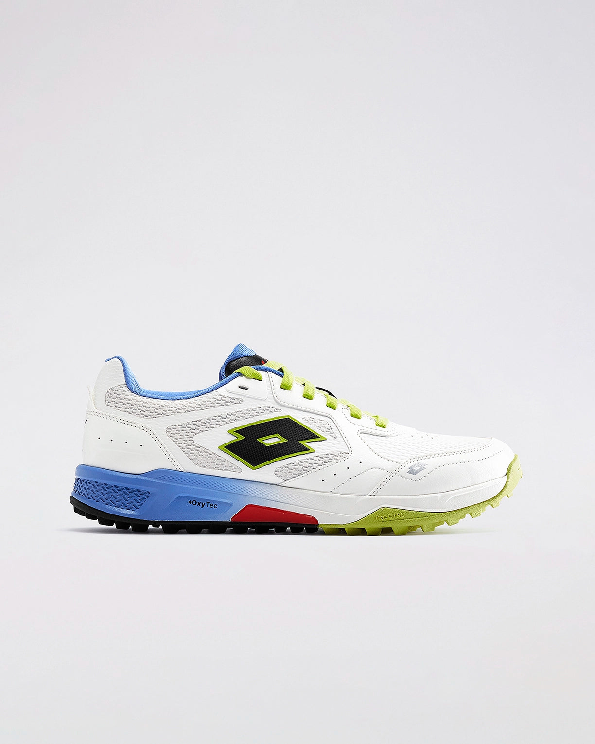 Men Lotto Blaze Hit Blizzard: Cricket Trainer - White-Blue Cricket Shoes1