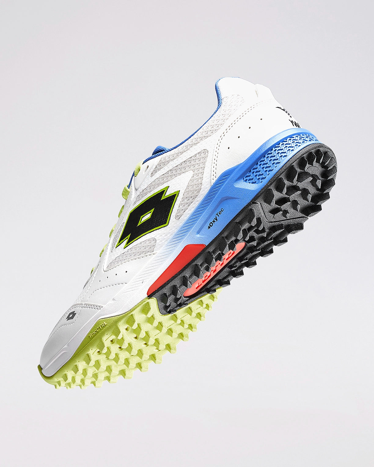 Men Lotto Blaze Hit Blizzard: Cricket Trainer - White-Blue Cricket Shoes7