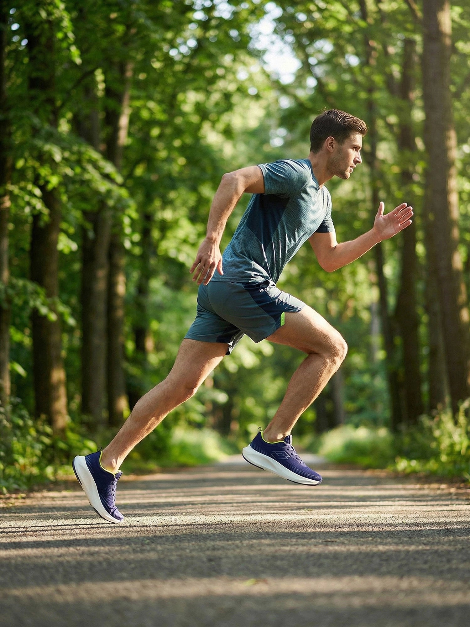 Strikerun - Peacoat-Star White