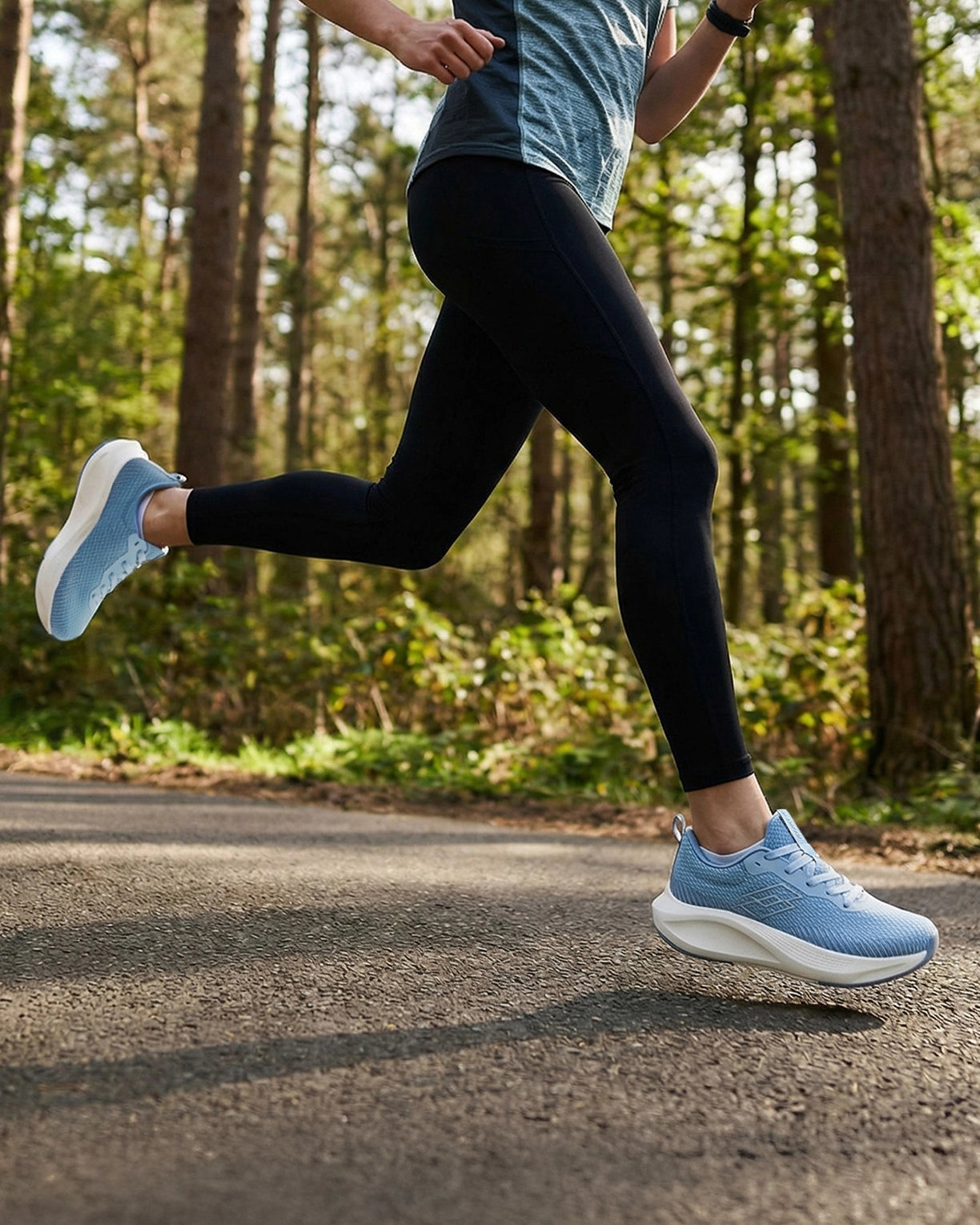 Strikerun - Sky Blue-Star White