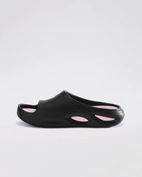 Women Lotto Esotica Slide - Black Beauty-Light Lilac Slides 1