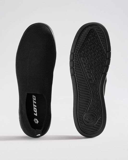 Men's Lotto Impulso Slip-on - Black Beauty-Black Beauty