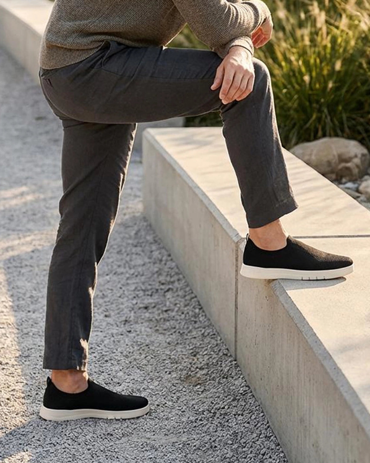 Impulso Slip-on - Black Beauty-Gardenia