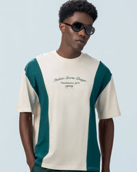 Men Lotto League Colourblock Tee - Birch T-shirts