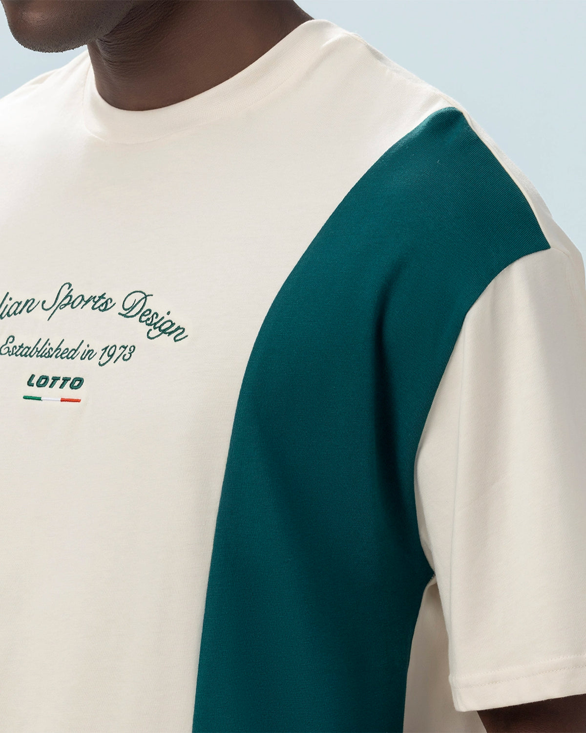 League Colourblock Tee - Birch