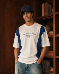 Men Lotto Colourblock Tee - Bright White T-shirts
