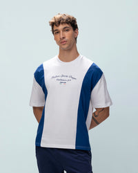 Men Lotto Colourblock Tee - Bright White T-shirts