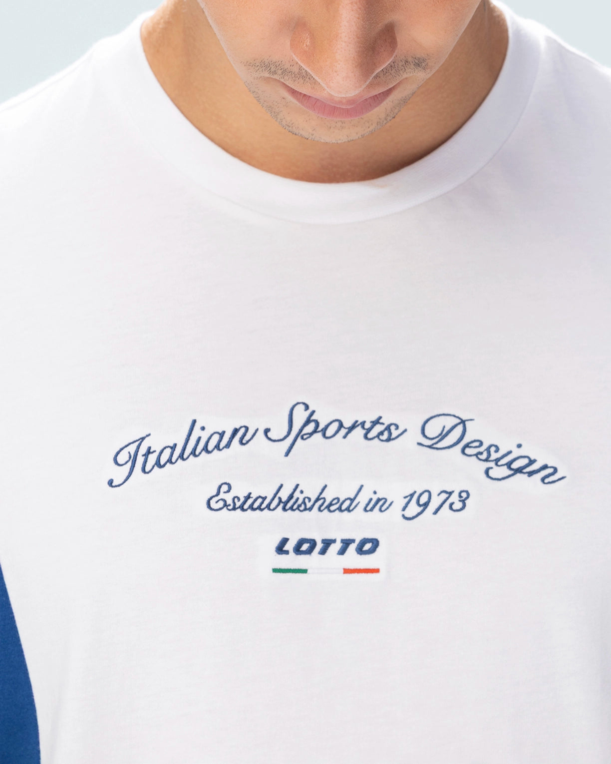 League Colourblock Tee - Bright White