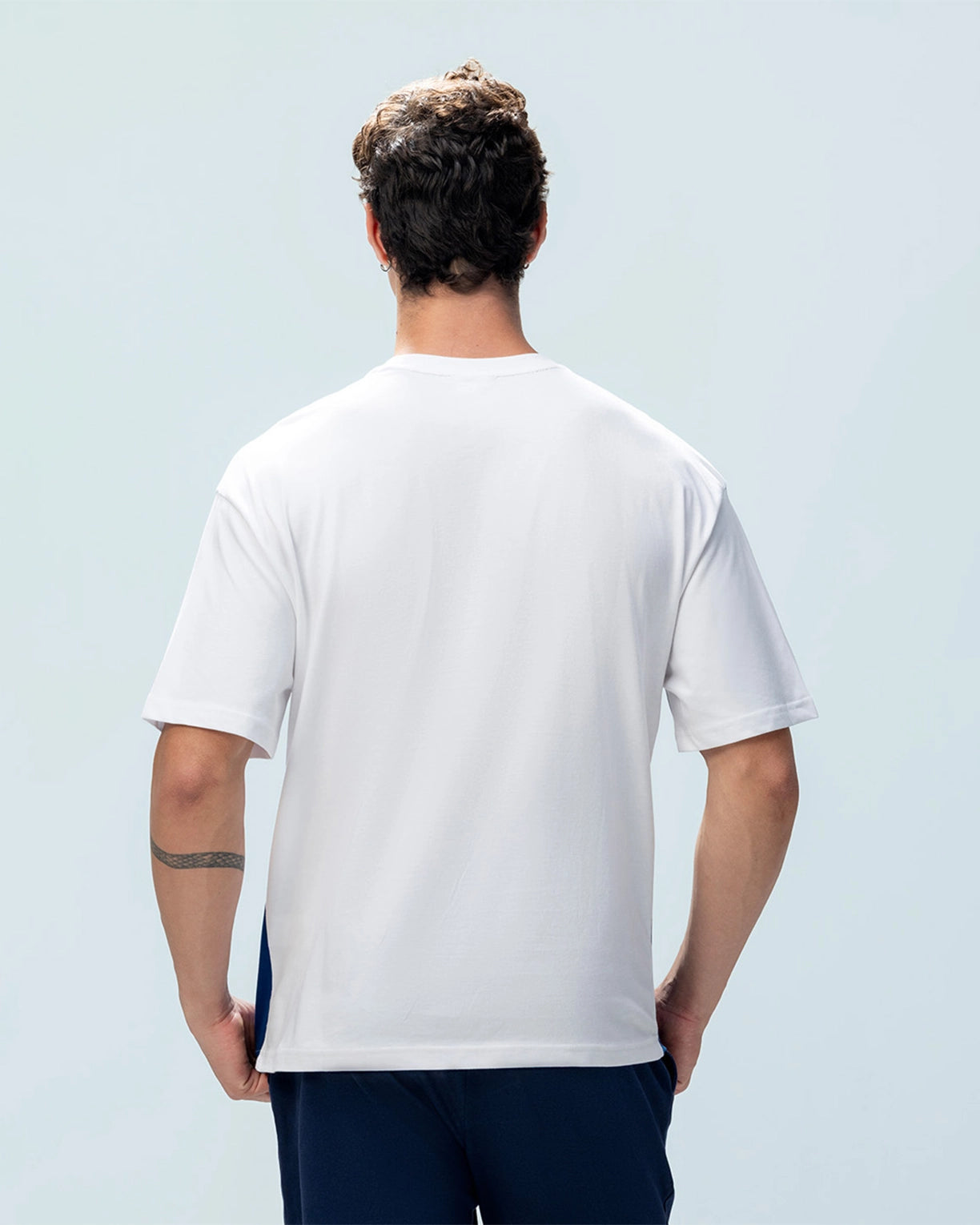 League Colourblock Tee - Bright White