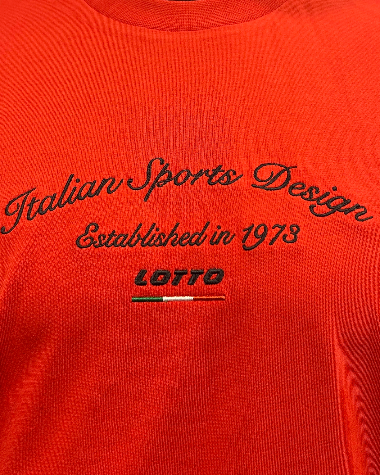 League Colourblock Tee - Molten Lava