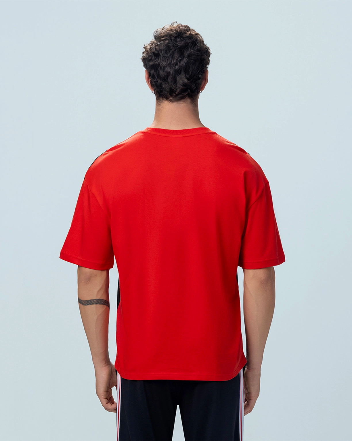 League Colourblock Tee - Molten Lava