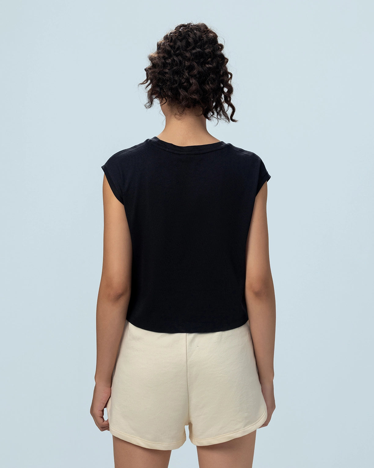 Street Play Asymmetric Tee - Black Beauty
