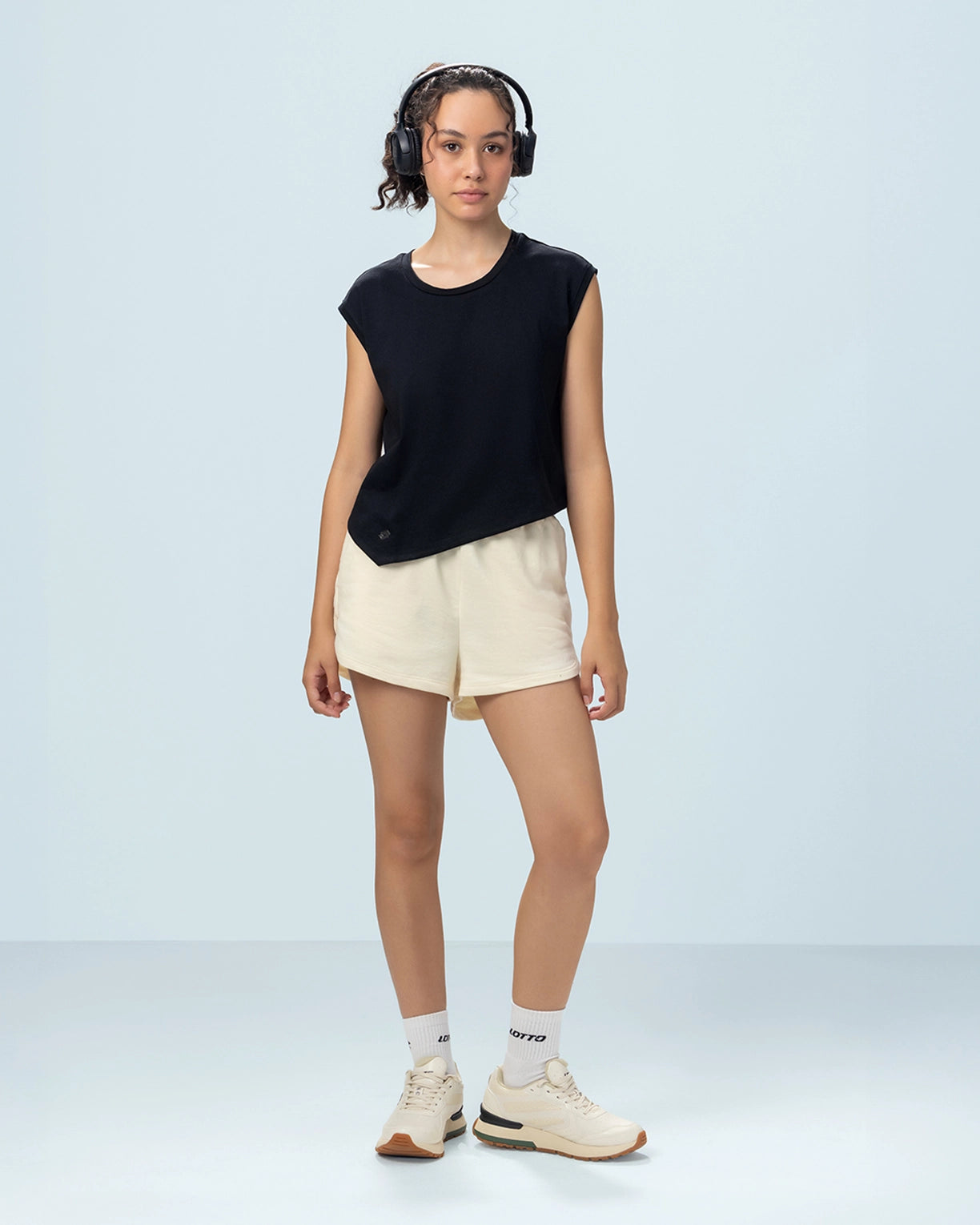 Street Play Asymmetric Tee - Black Beauty