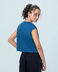 Women Lotto Street Play Asymmetric Tee - Ensign Blue T-shirts 1