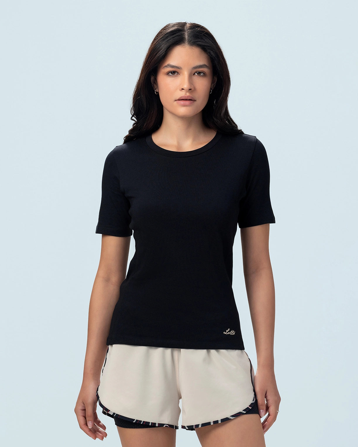 Street Play Rib Tee - Black