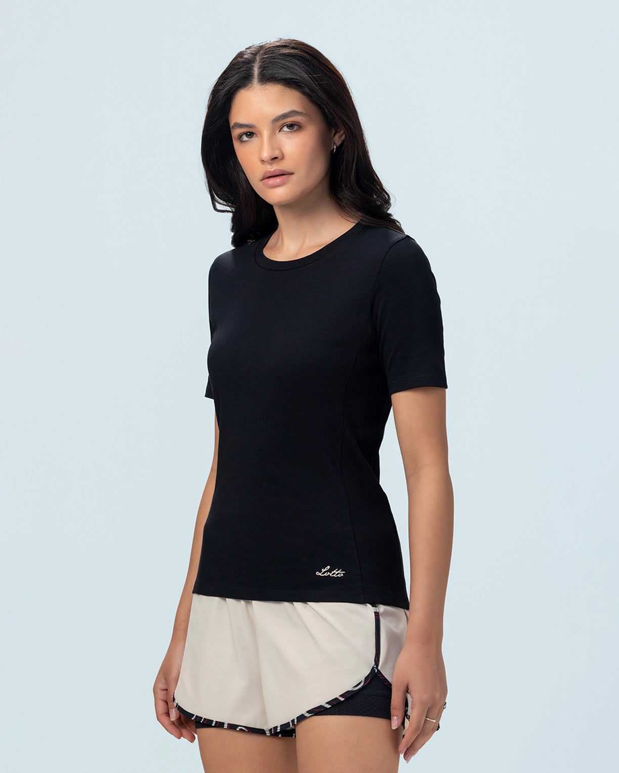 Street Play Rib Tee - Black