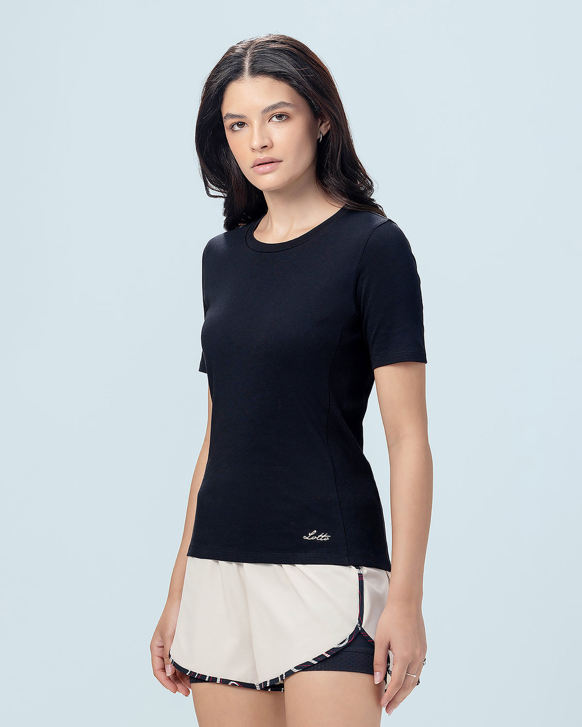 Street Play Rib Tee - Black
