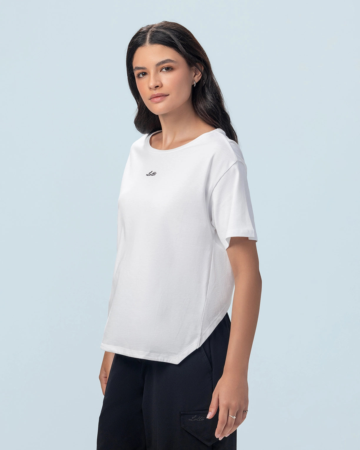 Street Play High Low Tee - Bright White