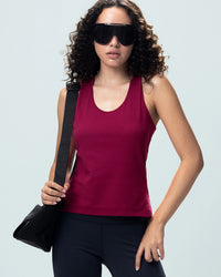 Women Lotto Play Performance Tank Top - Anemone Tops