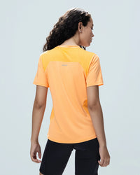 Women Lotto Play Performance Mesh Tee - Mock Orange T-shirts 1