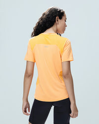 Women Lotto Play Performance Mesh Tee - Mock Orange T-shirts 1