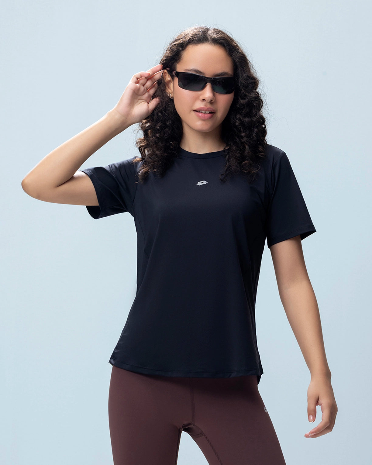 Women Lotto Play Performance Mesh Tee - Black Beauty T-shirts2