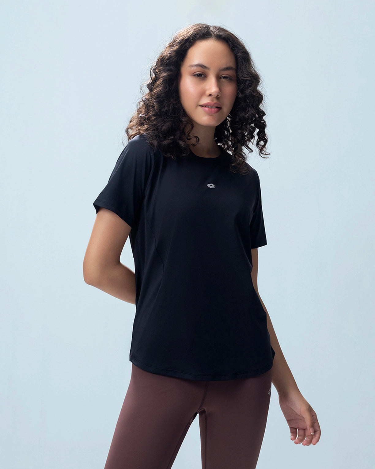 Women Lotto Play Performance Mesh Tee - Black Beauty T-shirts0