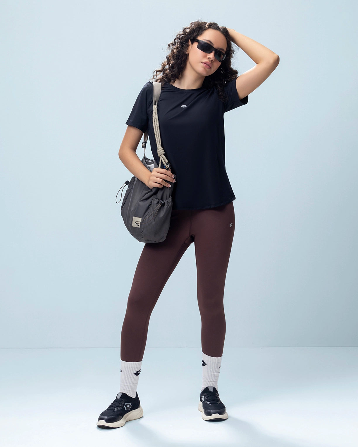 Women Lotto Play Performance Mesh Tee - Black Beauty T-shirts1