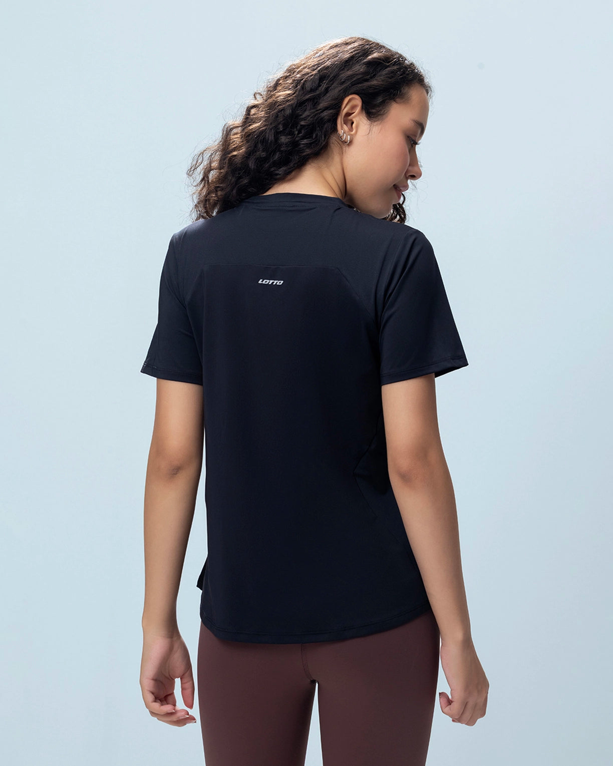 Women Lotto Play Performance Mesh Tee - Black Beauty T-shirts5