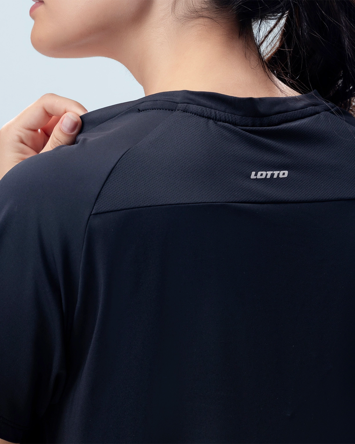 Women Lotto Play Training Tee - Black Beauty T-shirts3