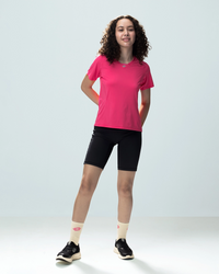 Women Lotto Play Training Tee - Fandango Pink T-shirts