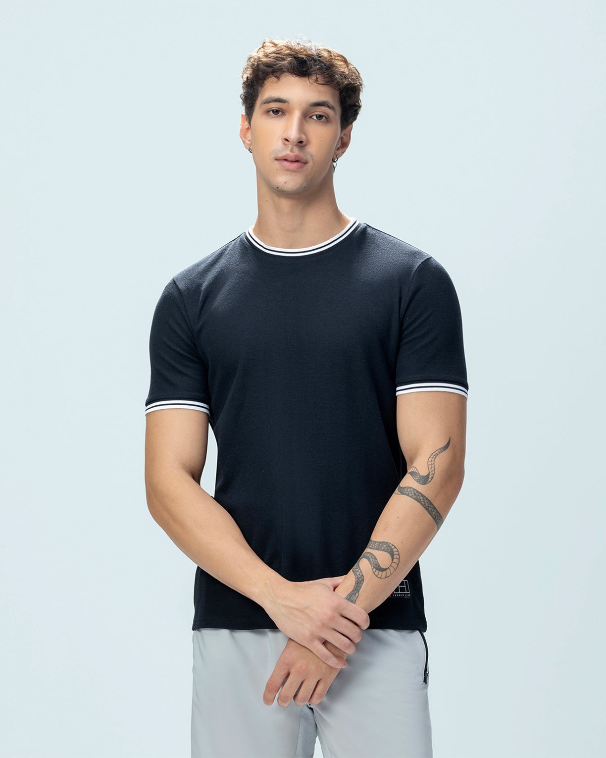 Courtline Tee - Black Beauty