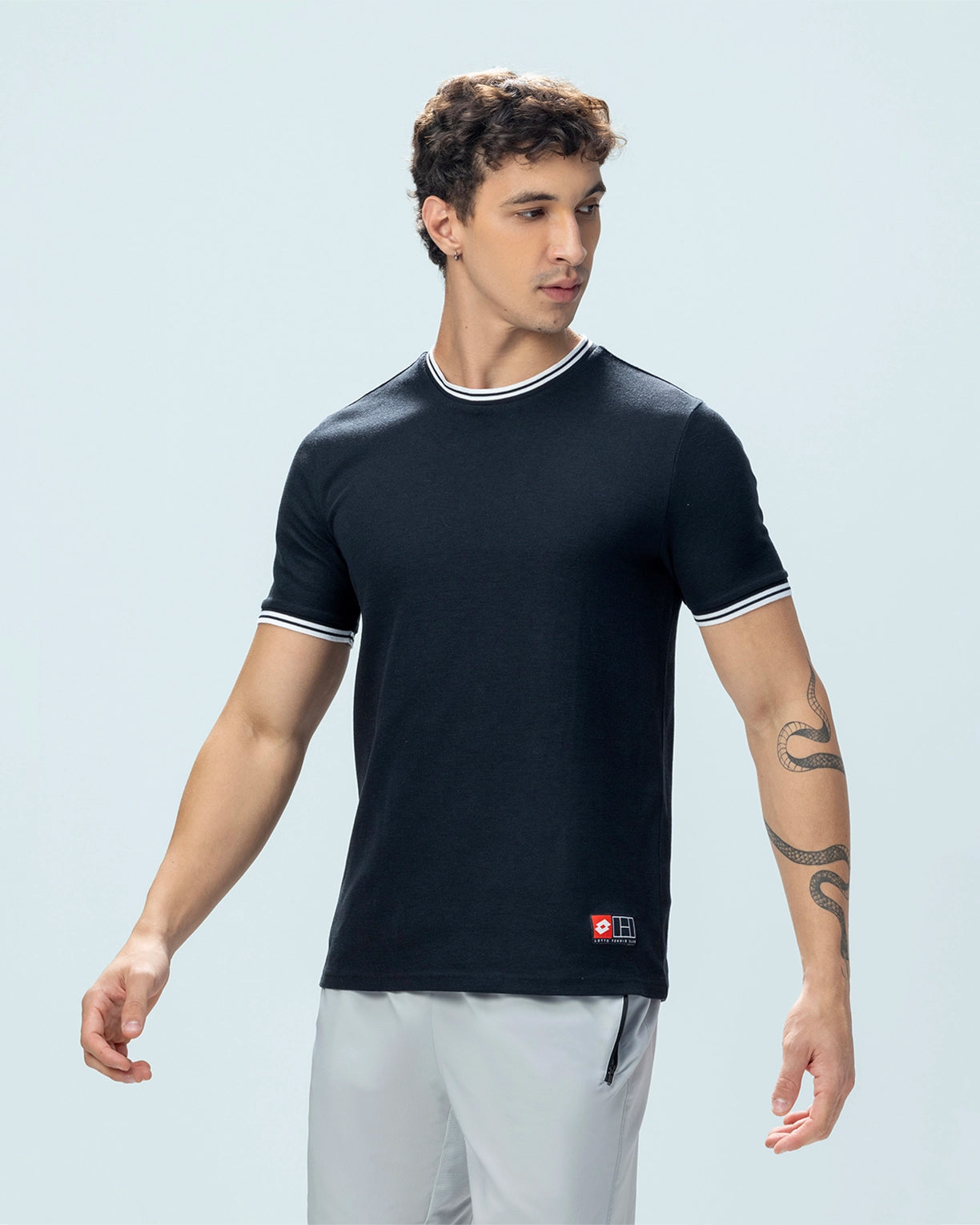 Courtline Tee - Black Beauty
