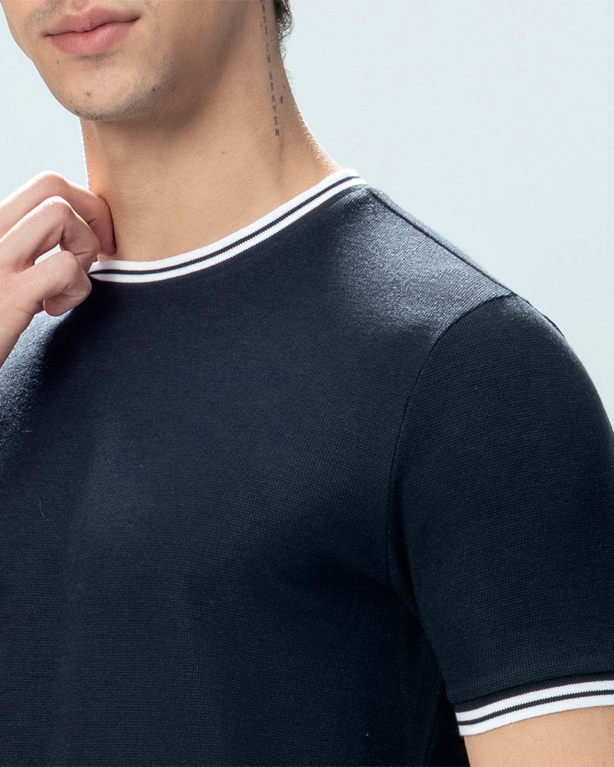 Courtline Tee - Black Beauty